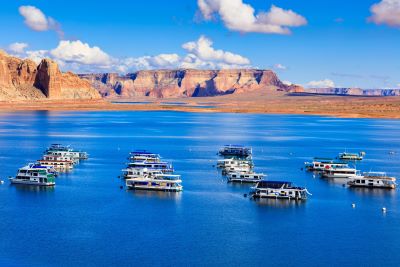 Boats On Lake Powell