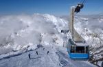 Snowbird Resort Tram in Winter