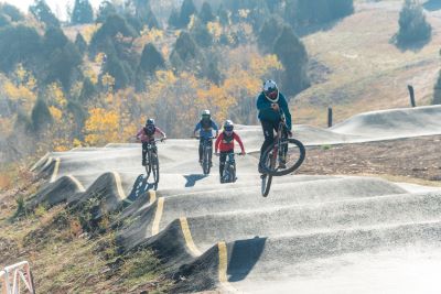 Biking at Woodward Park City