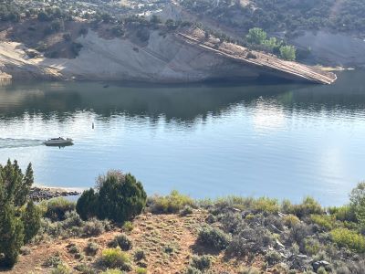 Boat on Red Fleet Reservoir