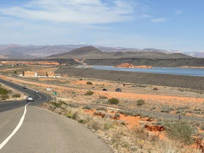 Driving Towards Sand Hollow State Park