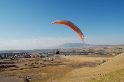 Hang Glider Over Flight Park