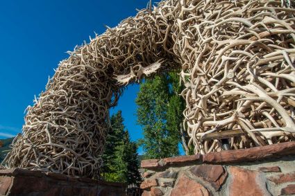 Jackson Hole Antler Arch