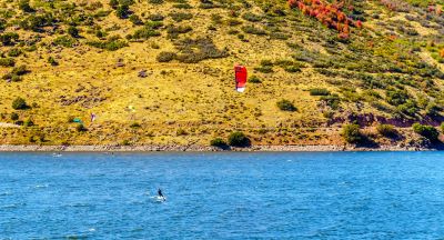 Kite Surfing at Deer Creek State Park