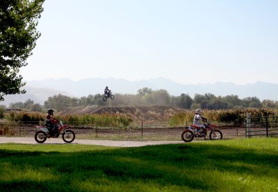 Motorcyclists at Jordan River OHV Park