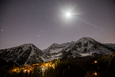 Night Skiing at Sundance