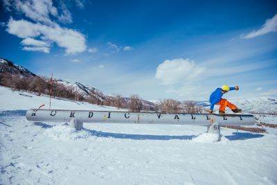 Nordic Valley Snowboarder