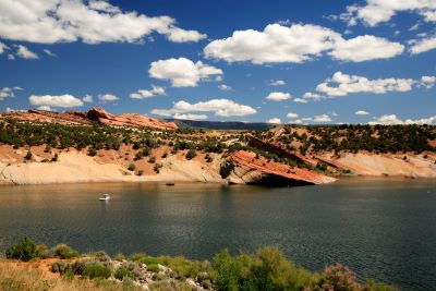 Red Rock Shoreline Red Fleet State Park