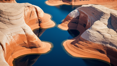 Reflection Canyon Lake Powell Utah