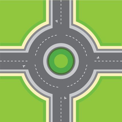 Roundabout Vector