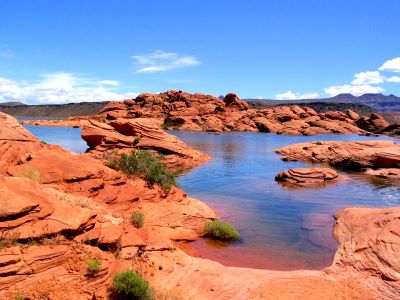 Sand Hollow State Park Red Rock