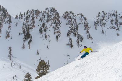 Skier at Snowbasin Skier at Snowbasin