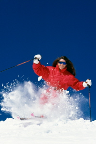 Utah powder skiing