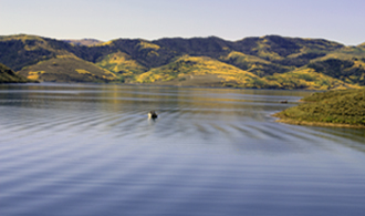 Strawberry Reservoir in Fall