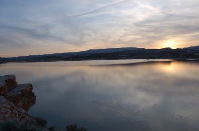 Sunset Red Fleet State Park