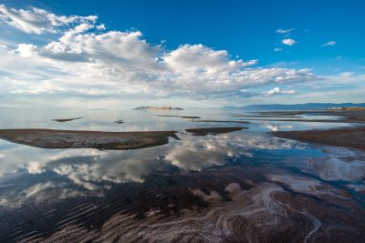 The Great Salt Lake From Above