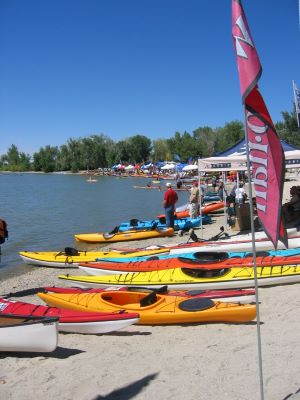 Willard Bay Kayaks on Shore