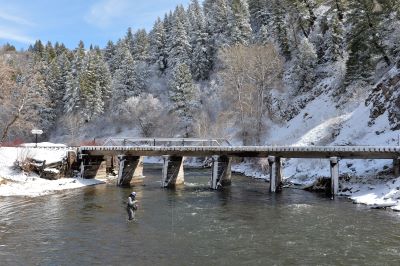 Winter Sundance Fly fishing
