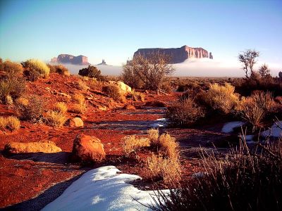 Winter Morning in Monument Valley