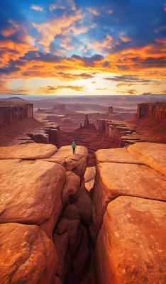 Canyonlands National Park Hiker