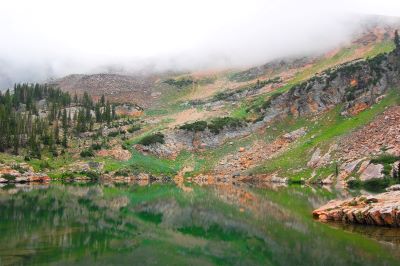 Cecret Lake in the Clouds