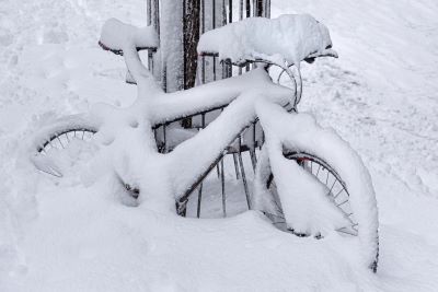 Deep Snow on a Bicycle