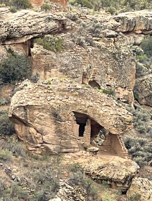 Eroded Boulder House Hovenweep