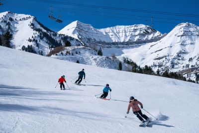 Family Skiing at Sundance