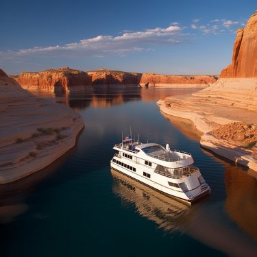 Houseboat On Lake Powell