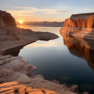 Lake Powell at Sunrise