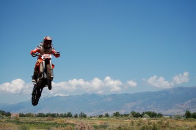 Motorcyclist at Jordan River OHV Park
