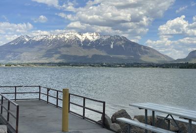 Mount Timpanogos From Utah Lake