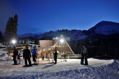 Night Skiing at Brighton Night Skiing at Brighton