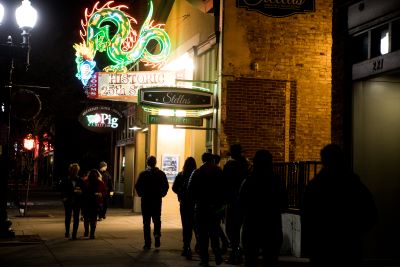 Ogden Utah 25th Street at Night