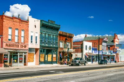 Panguitch Utah Downtown Buildings