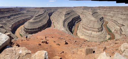 Panorama of Goosenecks State Park