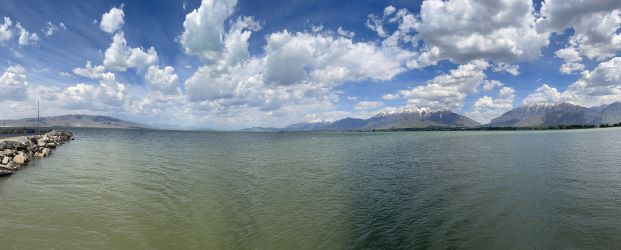 Panorama of Utah Lake