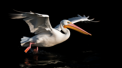 Pelican Flying