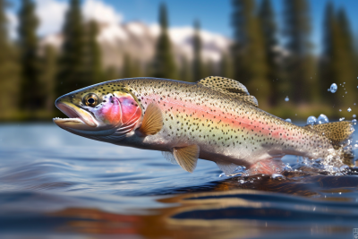 Rainbow Trout Rising