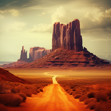 Road to Monument Valley