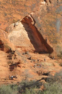 Rock Climber Snow Canyon State Park