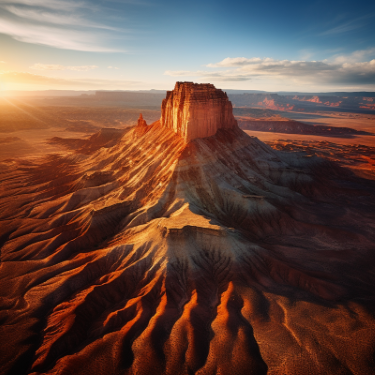 Sandstone Butte in Utah