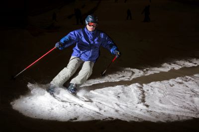 Skier At Night