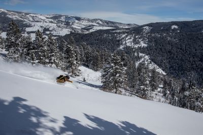 Skiing at Beaver Mountain