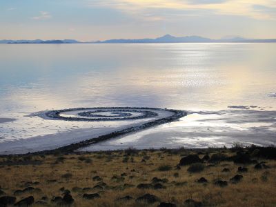 Spiral Jetty From Above Spiral Jetty From Above