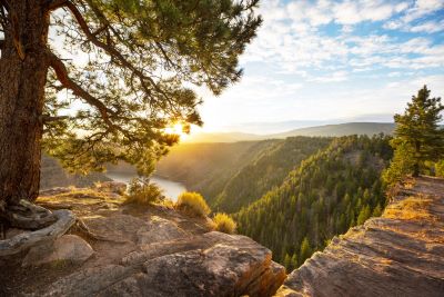 Sunset at Flaming Gorge