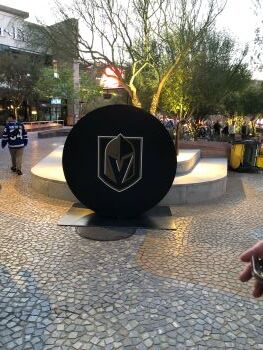 T-Mobile Arena Hockey Puck