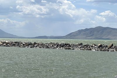 Utah Lake End of Road