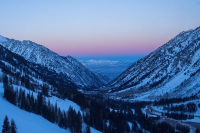View From Snowbird Down the Canyon