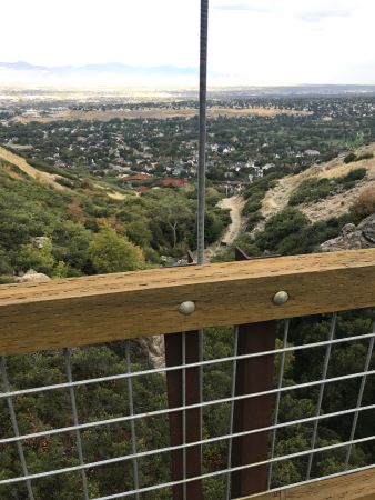 View From Bear Canyon Suspension Bridge